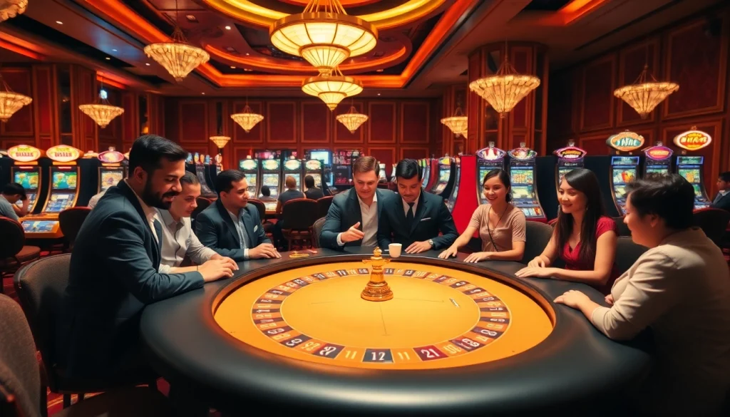 Experience the excitement of gambling at https://xx88.pizza/ with vibrant gaming tables and slot machines.