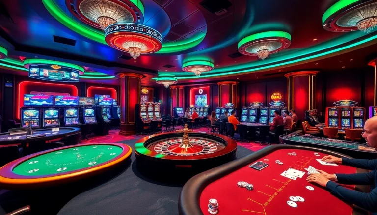 Engaging gameplay at https://gg88.ing/ featuring dynamic casino tables and vibrant slot machines.