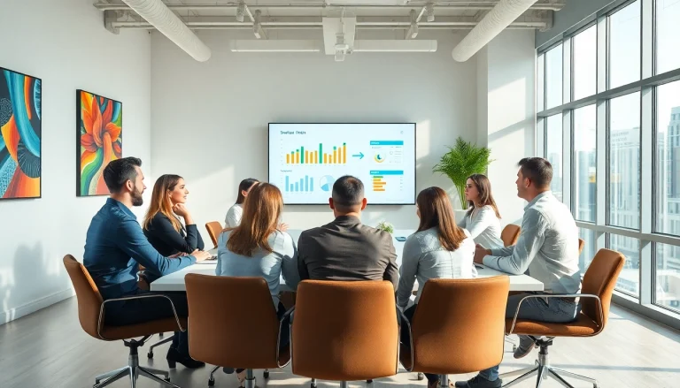 Engage with Envision Brand Marketing's consultation setup at https://envisionbrandmarketing.com/contactus.html showcasing a collaborative team.