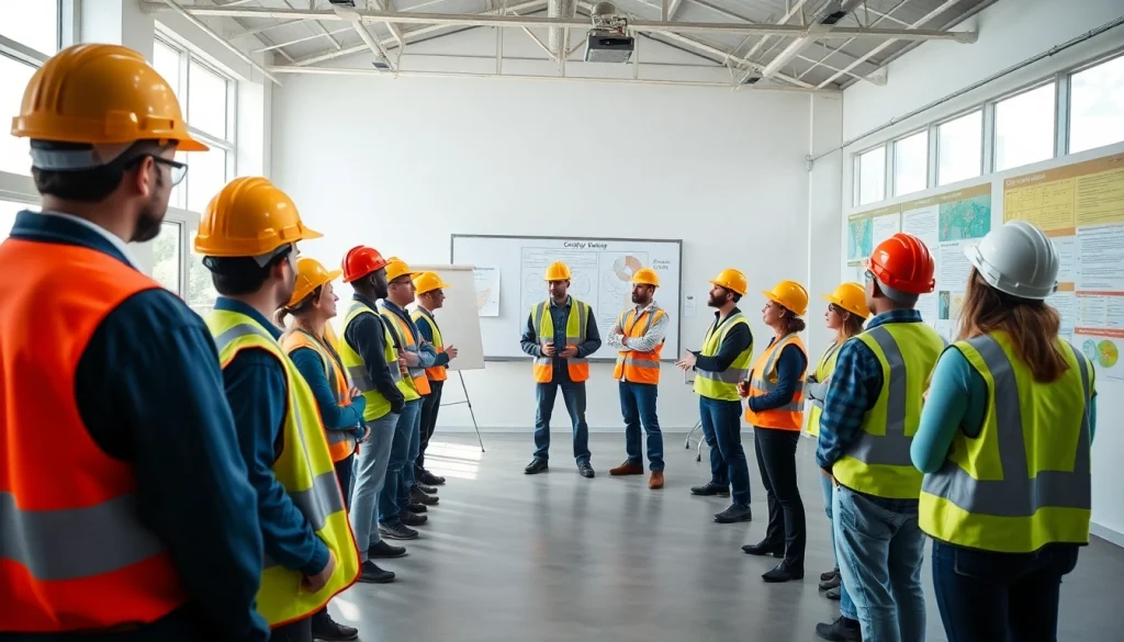 Engaged attendees in construction safety training colorado session with proactive learning elements.
