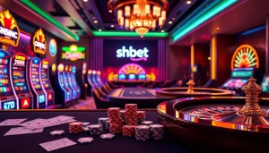 Engage with thrilling online gaming at shbet with vibrant casino visuals and dynamic tables.