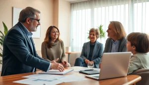 Consultant discussing estate planning strategies at http://max-inheritance.co.uk with welcoming atmosphere.