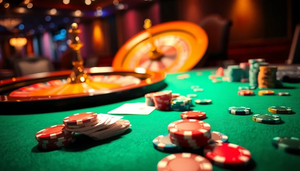 Players strategizing at a premium casino table while exploring 7m.cn for the latest betting odds.