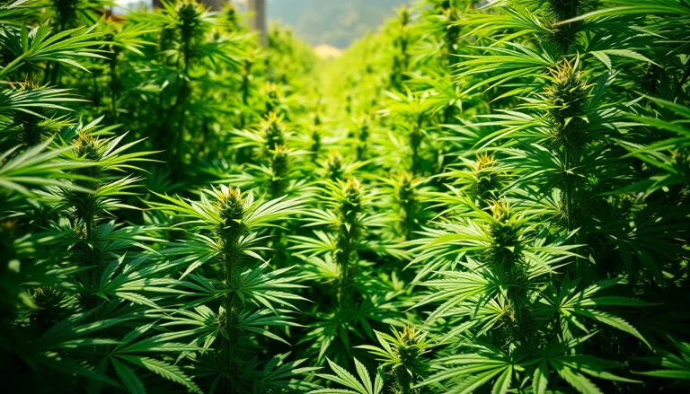 Prendre soin des plantes de cannabis légal espagne dans un paysage verdoyant de l'Espagne.