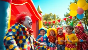 Experience fun at https://www.tcspecialentertainment4u.com with joyful children enjoying a vibrant party atmosphere.