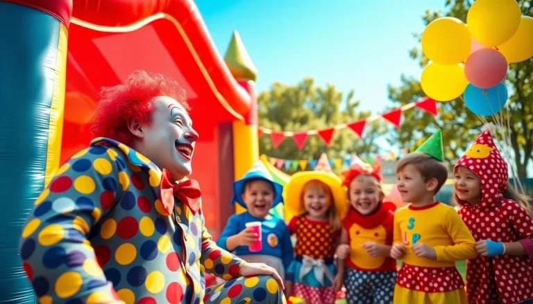 Experience fun at https://www.tcspecialentertainment4u.com with joyful children enjoying a vibrant party atmosphere.