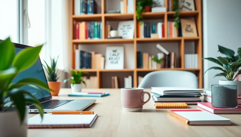 Engaging workspace reflecting https://nugevonden.nl tips for productivity and creativity.