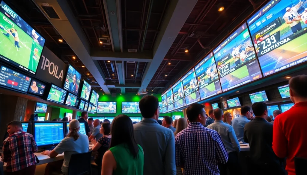 Experience the excitement of sportsbooks in South Carolina as bettors engage in live events.