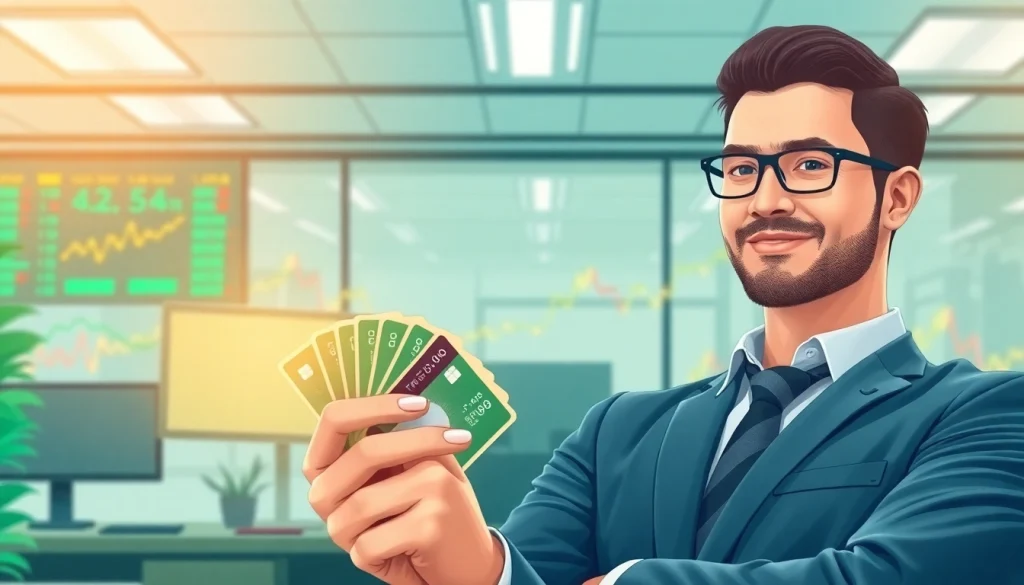 신용카드 현금화를 통해 빠르게 현금을 확보하는 방법을 보여주는 이미지