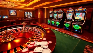 Experience thrilling online gaming with JW8 Malaysia's vibrant casino scene featuring exciting slot machines and card tables.