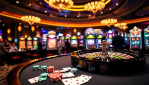 Experience the exciting world of 188bet with vibrant casino games and engaging ambiance.