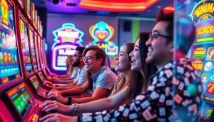 Menghadirkan pengalaman menarik di PETANITOTO dengan pemain bersemangat dan mesin slot berwarna-warni.