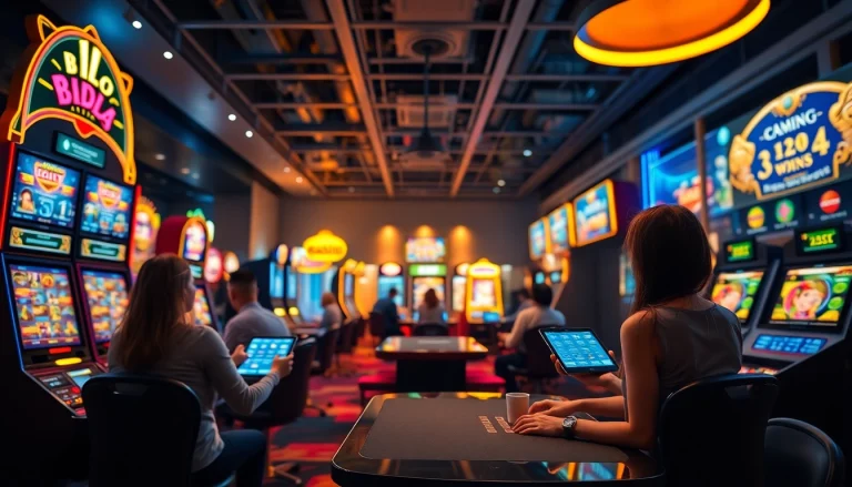 Experience the excitement of online gaming at https://thabet.college/ with vibrant casino scenes and innovative technology.