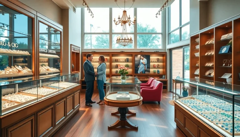 Explore Juwelier in der Nähe with a stunning jewelry store interior showcasing unique pieces.
