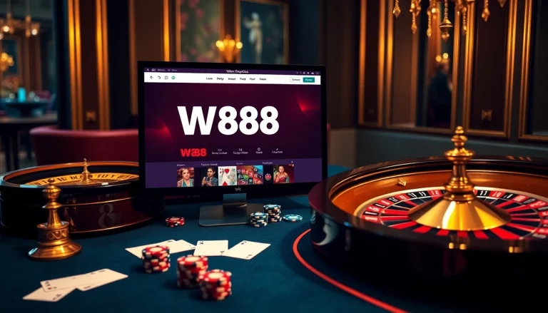 Thiết lập cá cược trực tuyến hấp dẫn với liên kết W88, bàn casino và những chip sống động.