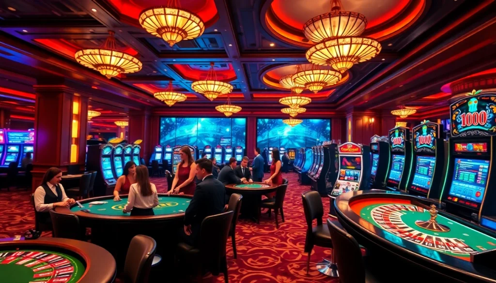 Experience the thrill of high-stakes play at 99OK.COM with vibrant casino visuals.