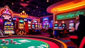 Khela88 লগইন করুন to an exciting online casino experience featuring vibrant slot machines and dealer games.