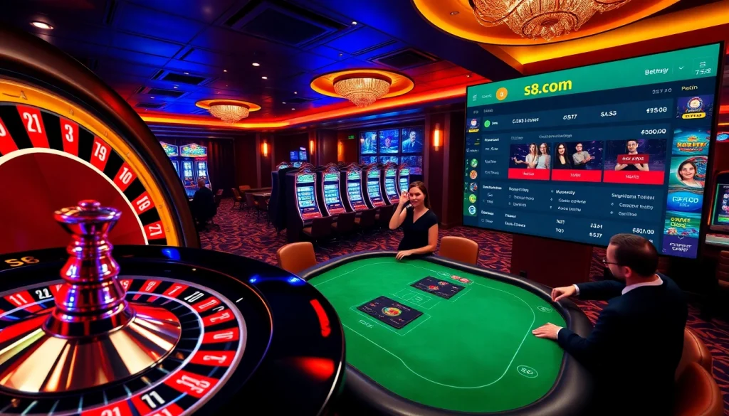 Experience the thrill of betting at s8 com with exciting casino games and vibrant atmosphere.