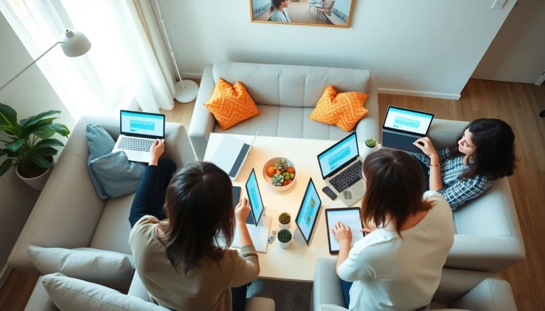 Young adults participating in online surveys for cash with https://enqueteplein.nl.