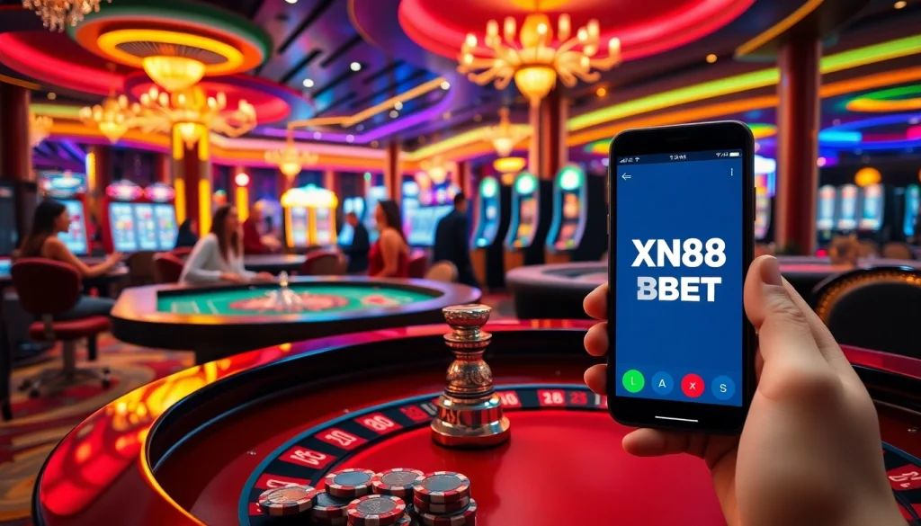 Experience high-stakes excitement with XN88 BET as players engage in thrilling casino games.
