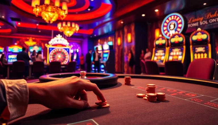 Người chơi tham gia các hoạt động chơi game đầy hứng khởi tại bàn casino sang trọng của tik 88, tạo nên sự phấn khích và mong đợi.