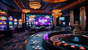 Experience the excitement of Trang chủ Go99 with vibrant casino games, poker action, and lively gambling atmosphere.
