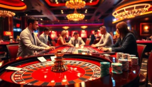 Experience thrilling casino gaming at https://casinodeets.com with vibrant roulette action and lively players.