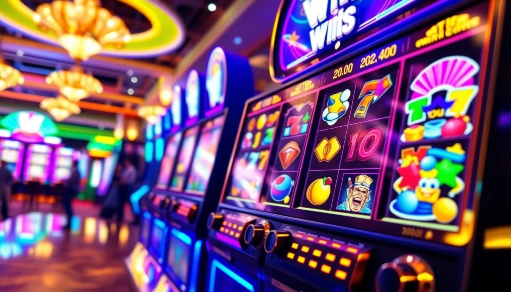 Menangkan jackpot di mesin winmy slot dengan grafik berwarna-warni yang memikat.