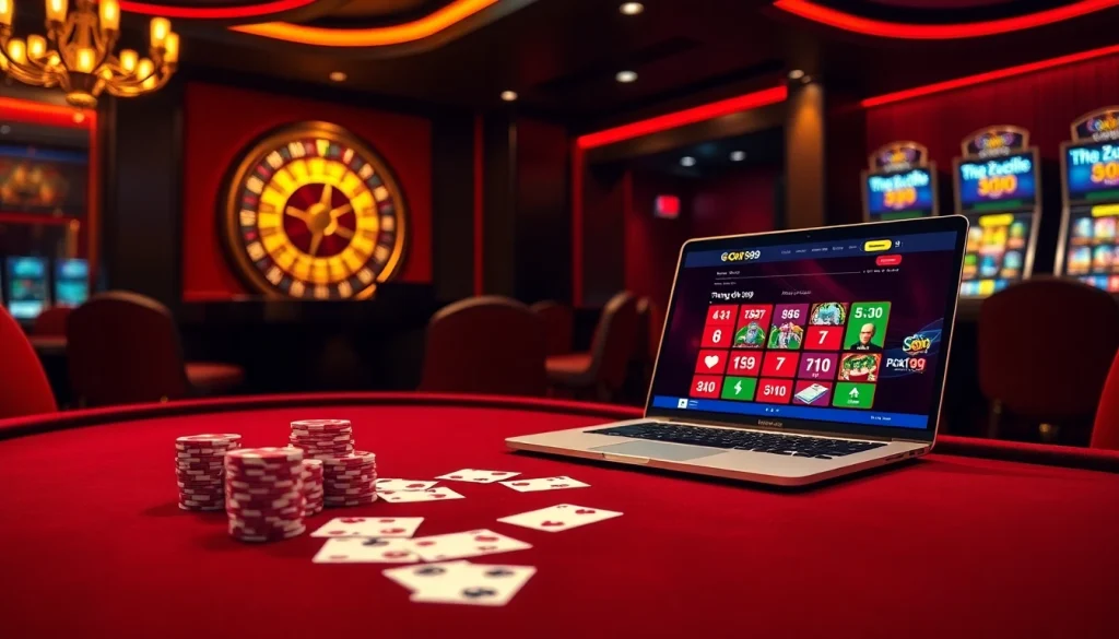 Experience the vibrant atmosphere of Trang chủ Go99 with exciting casino games and professional gambling setup.