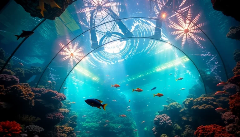 The Lost Chambers Aquarium at Atlantis The Palm Dubai, showcasing vibrant marine life and stunning underwater architecture.