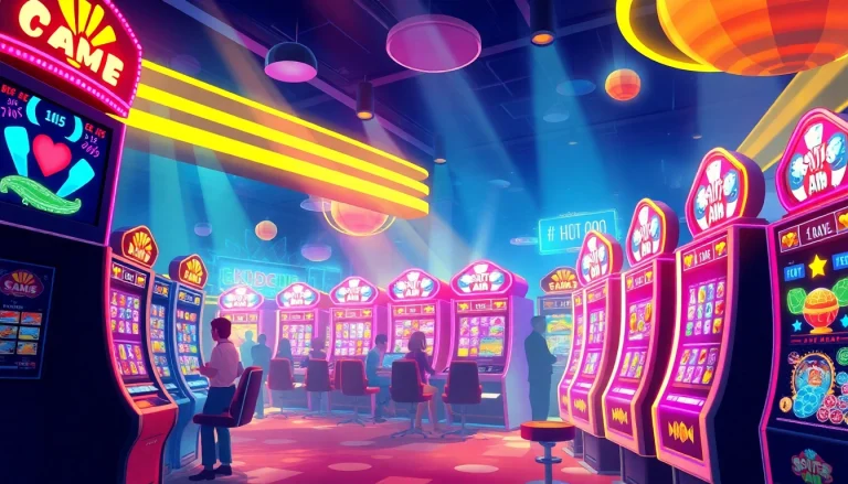 Kode4d slot gaming experience with vibrant machines and excitement