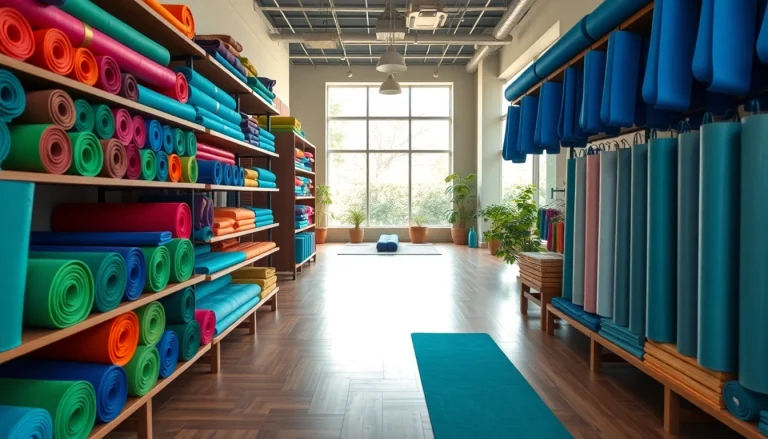 Shop at the Yoga Shop for diverse yoga products and accessories in a welcoming atmosphere.
