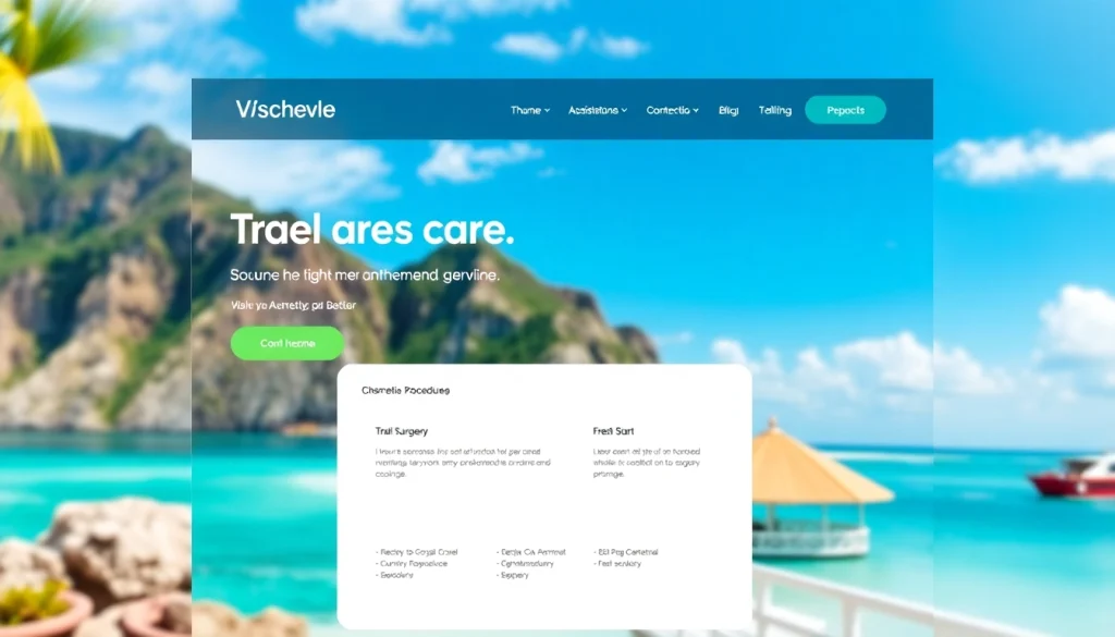 Nuvelios.org의 정보 플랫폼을 통해 제공되는 여행과 성형 관련 시각적 콘텐츠입니다.