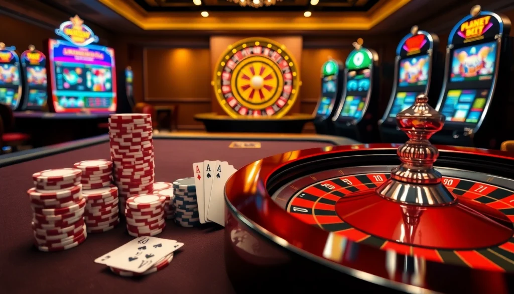 Experience the thrill of online gaming at https://tobet88bet.com/, featuring luxurious poker tables and exciting slot machines.