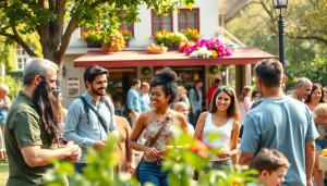 Share local stories and events from https://www.todayville.com in a vibrant community park setting.