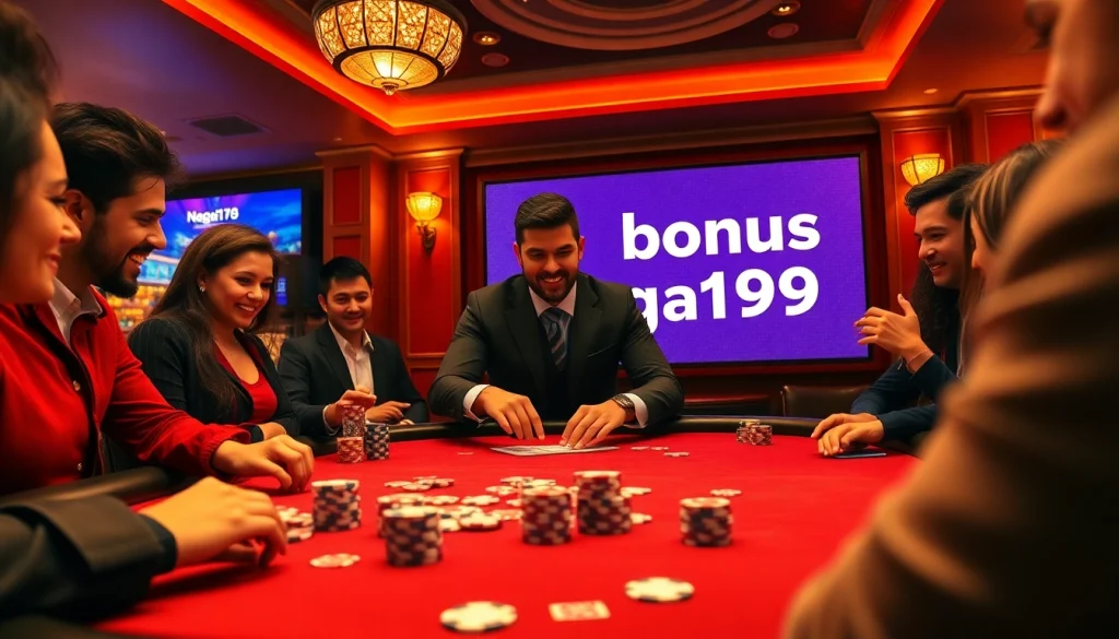 Experience the thrill of winning with bonus Naga169 at a vibrant online casino table.