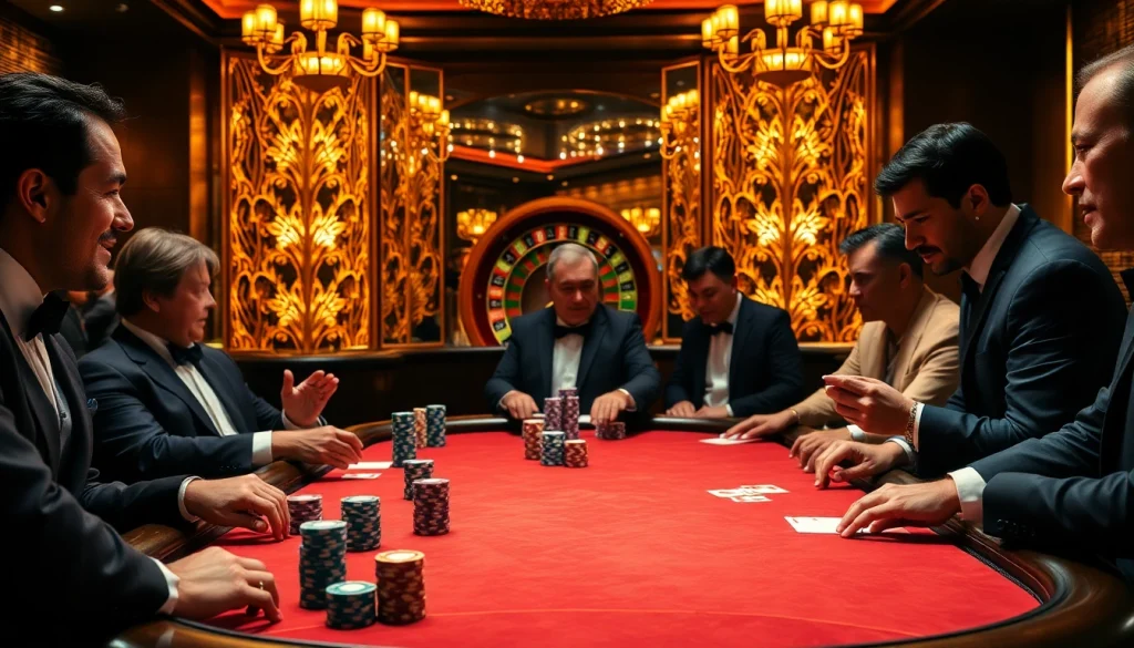 Exciting poker gameplay featuring an official hidden wiki-inspired casino atmosphere with vibrant chips and cards.