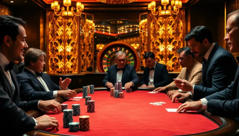 Exciting poker gameplay featuring an official hidden wiki-inspired casino atmosphere with vibrant chips and cards.