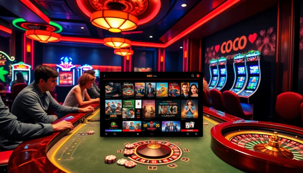 Experience the excitement of MK8 casino gaming with vibrant tables and thrilling gameplay.