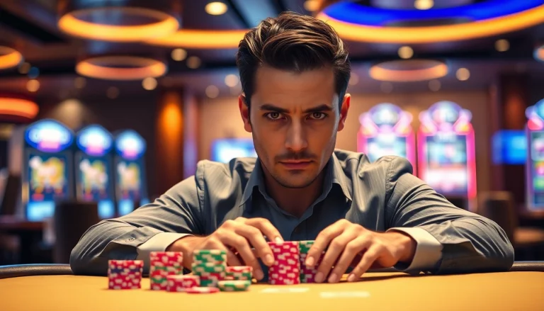 Mostbet merc reyi üzrə professional qumar oyunçusu kazino masasında strategiyalarını icra edir.