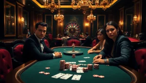 Experience high-stakes play at rik vip with vivid poker chips and cards on a luxurious table.