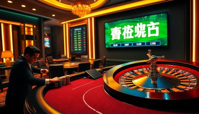 Track the real-time sports scores, ผลบอลสด, while enjoying an elegant casino atmosphere with poker and roulette.