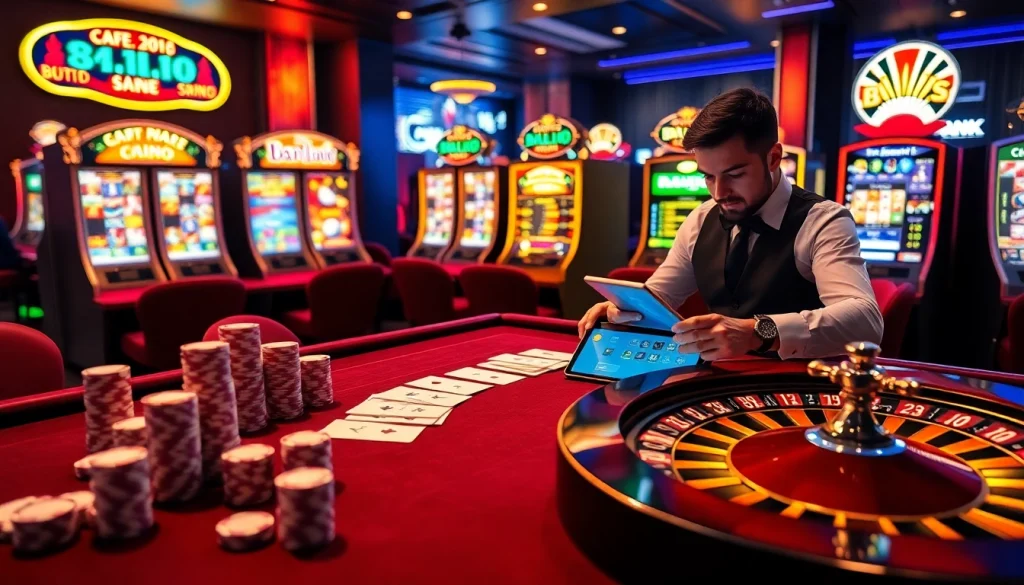 Experience the thrilling Рami Online with vibrant casino elements and excitement.