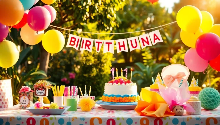 Hosting a customizable birthday party with vibrant decorations and personalized elements to create unforgettable memories.