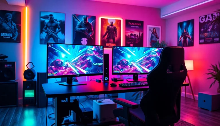 เล่นเมก้า เกมในมุมที่น่าตื่นเต้นในห้องเกมที่เต็มไปด้วยสีสันสดใส