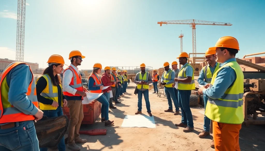 Hands-on training at construction trade schools in Texas with diverse students actively learning.