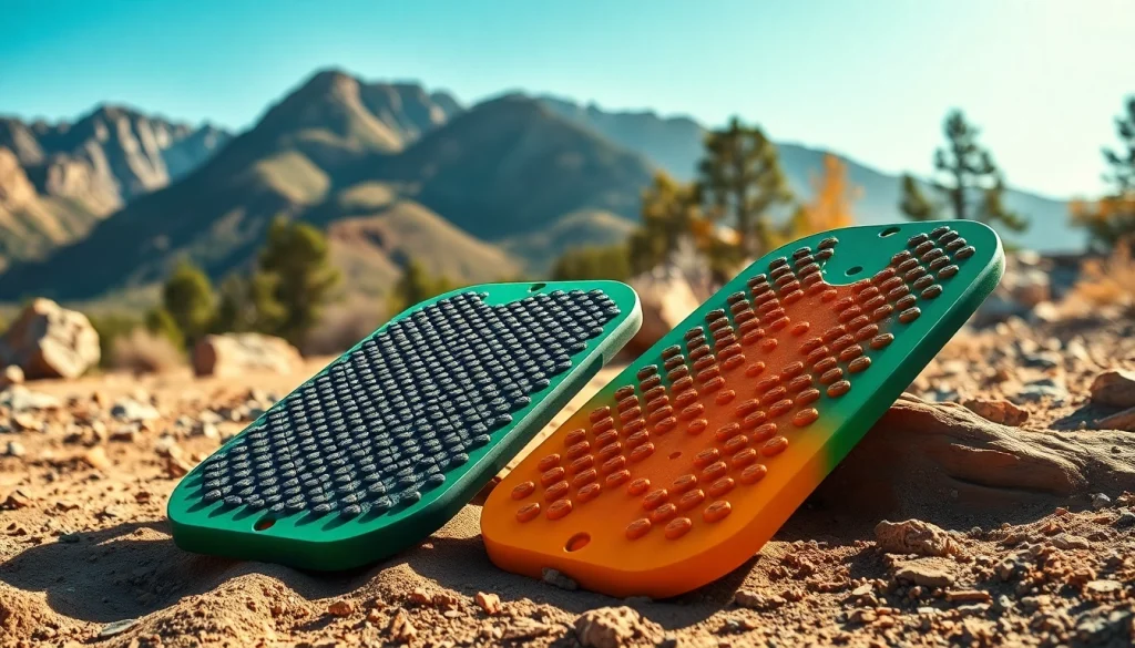 Recovery Boards showcased in an off-road setting with a textured design and vibrant colors, emphasizing adventure.