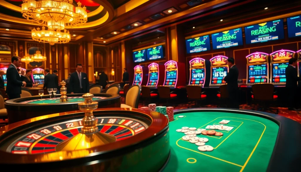Découvrez un gameplay palpitant au meilleur casino en ligne avec des tables de poker vibrantes et des roues de roulette dynamiques.