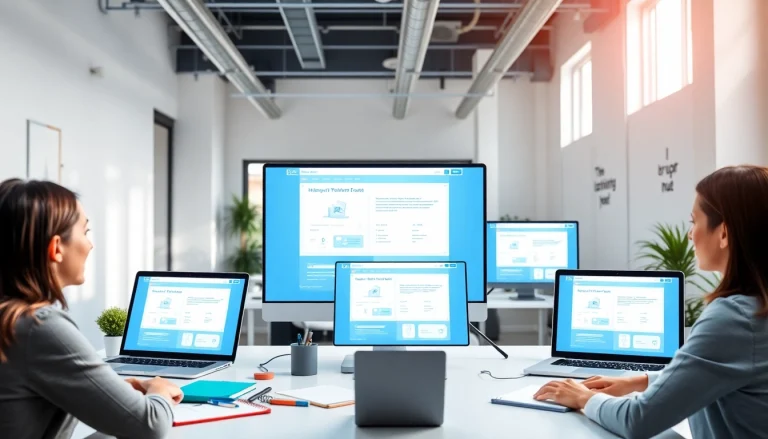 Klynt platform showcased on devices in a modern digital workspace for creative professionals.