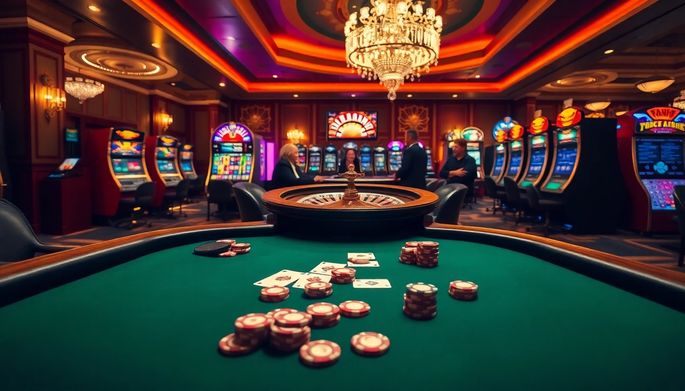 Découvrez l'excitation du meilleur casino en ligne avec du poker à enjeux élevés et des machines à sous vibrantes.